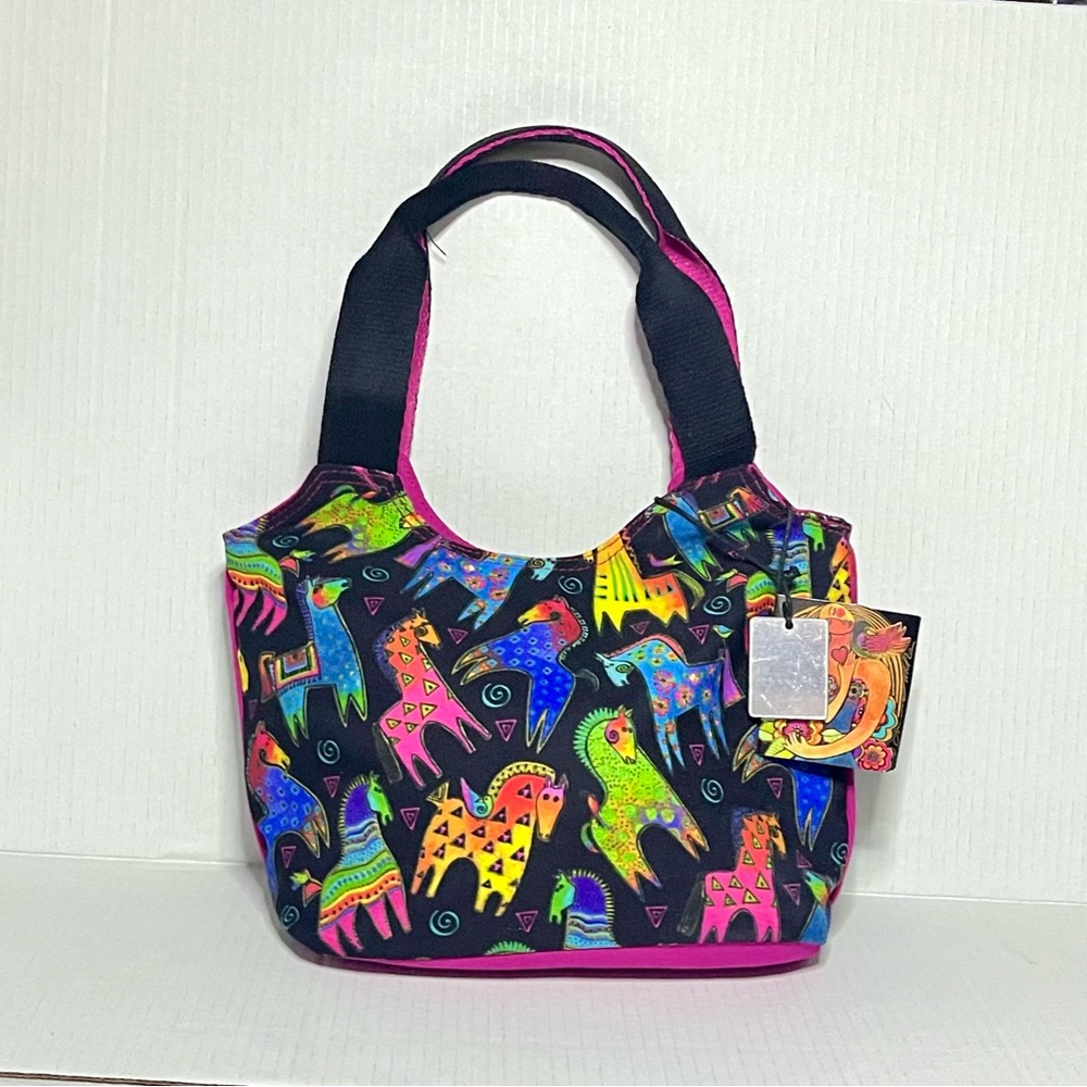 Laurel Burch Y2K Horse Print Tote Bag